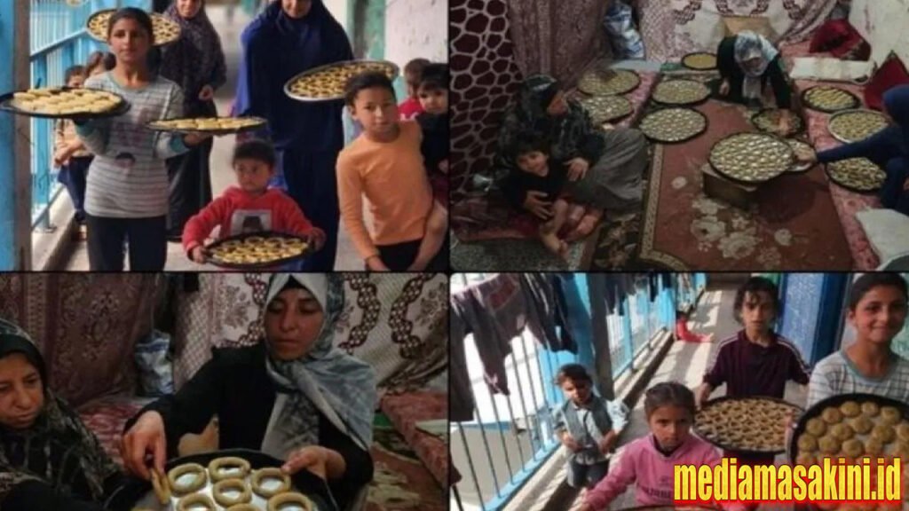 Ibu-ibu di Gaza hadirkan kebahagiaan untuk anak-anak jelang Idul Fitri