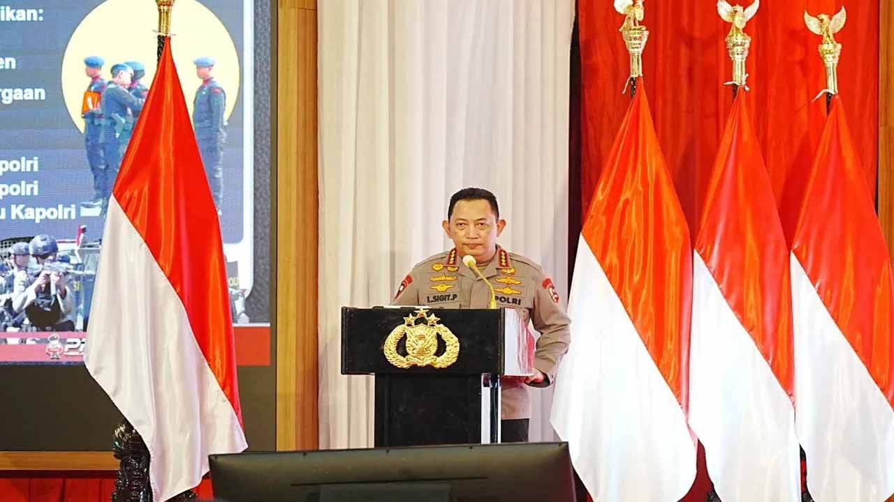 Kapolri minta Baharkam-Brimob kawal program pemerintah saat Rakernis